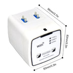 Smart WiFi Irrigation System - Dual Pump Automatic Timer Drip Kit, App Remote Control for Patio & Garden Watering