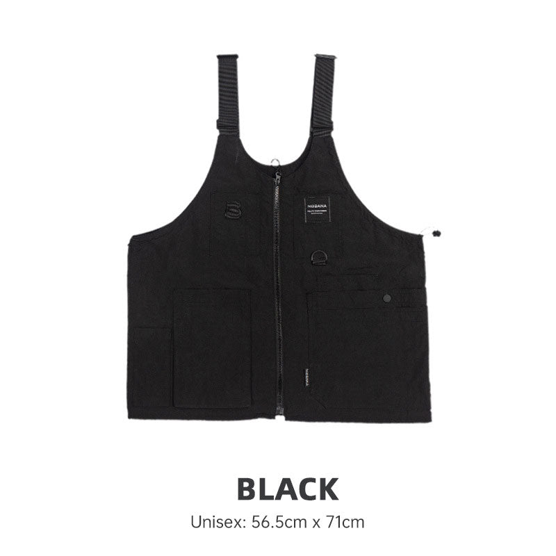 Multi-Pocket Sleeveless Vest, Camping Fishing Work Travel Hiking Shoulder Bag Waistcoat, Unisex Utility Jacket — product image