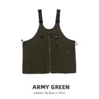 Multi-Pocket Sleeveless Vest, Camping Fishing Work Travel Hiking Shoulder Bag Waistcoat, Unisex Utility Jacket