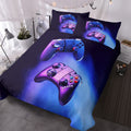 Boys Gamer Duvet Cover Set,Gamepad Bedding Set Kids Young Man Video Games Down Comforter For Teen Child Game Room Decor