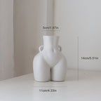 Home Ceramic Decoration Crafts Ornaments Simulation Body Art Dried Flower Vase