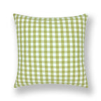 Farmhouse Plaid Striped Linen Cotton Pillow Covers Outdoor Plaid Square Pillow Cushion Case Cotton Linen Throw Pillow Covers Sofa Chair Decorative Cotton Cushions Cover Red Green Blue Pillowcase
