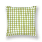 Farmhouse Plaid Striped Linen Cotton Pillow Covers Outdoor Plaid Square Pillow Cushion Case Cotton Linen Throw Pillow Covers Sofa Chair Decorative Cotton Cushions Cover Red Green Blue Pillowcase