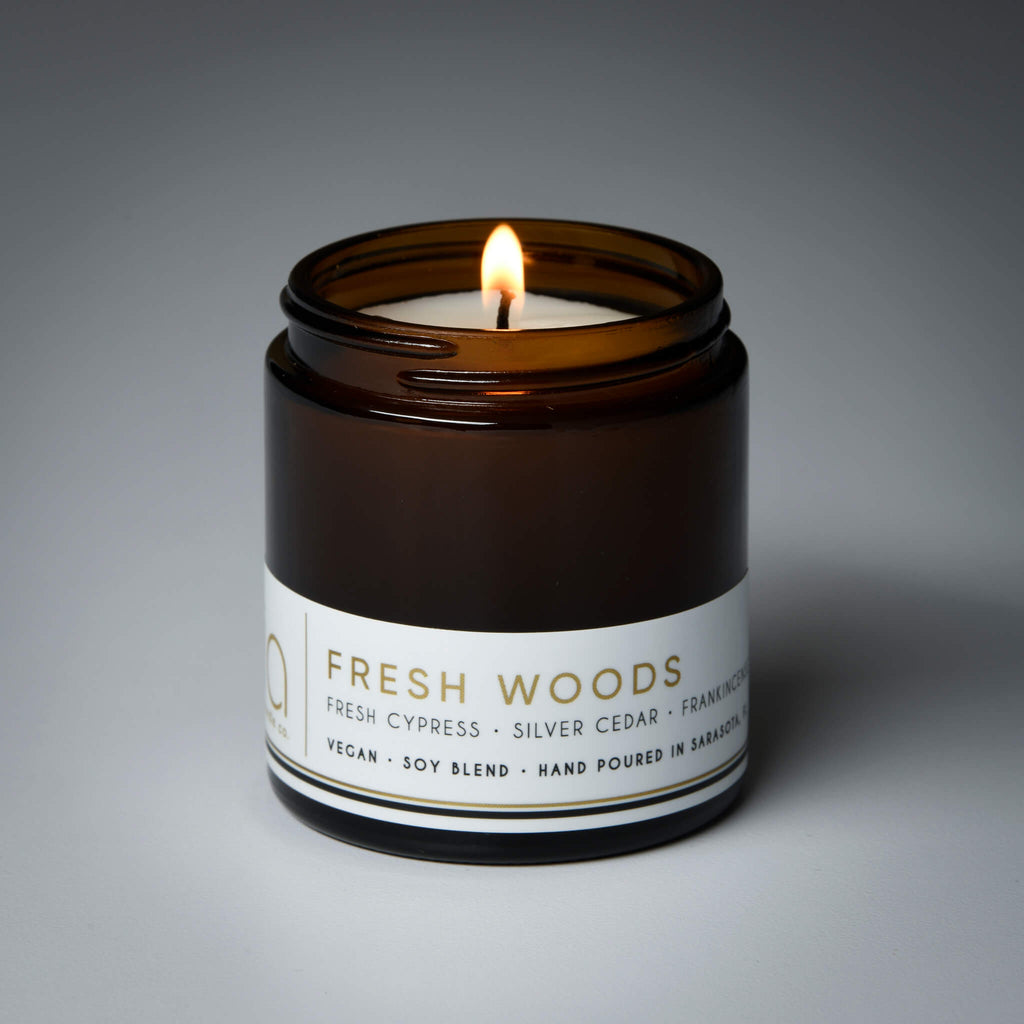 Fresh Woods Soy Blend Candle — Pine, Balsam, Fir & Cedar — product photo 11