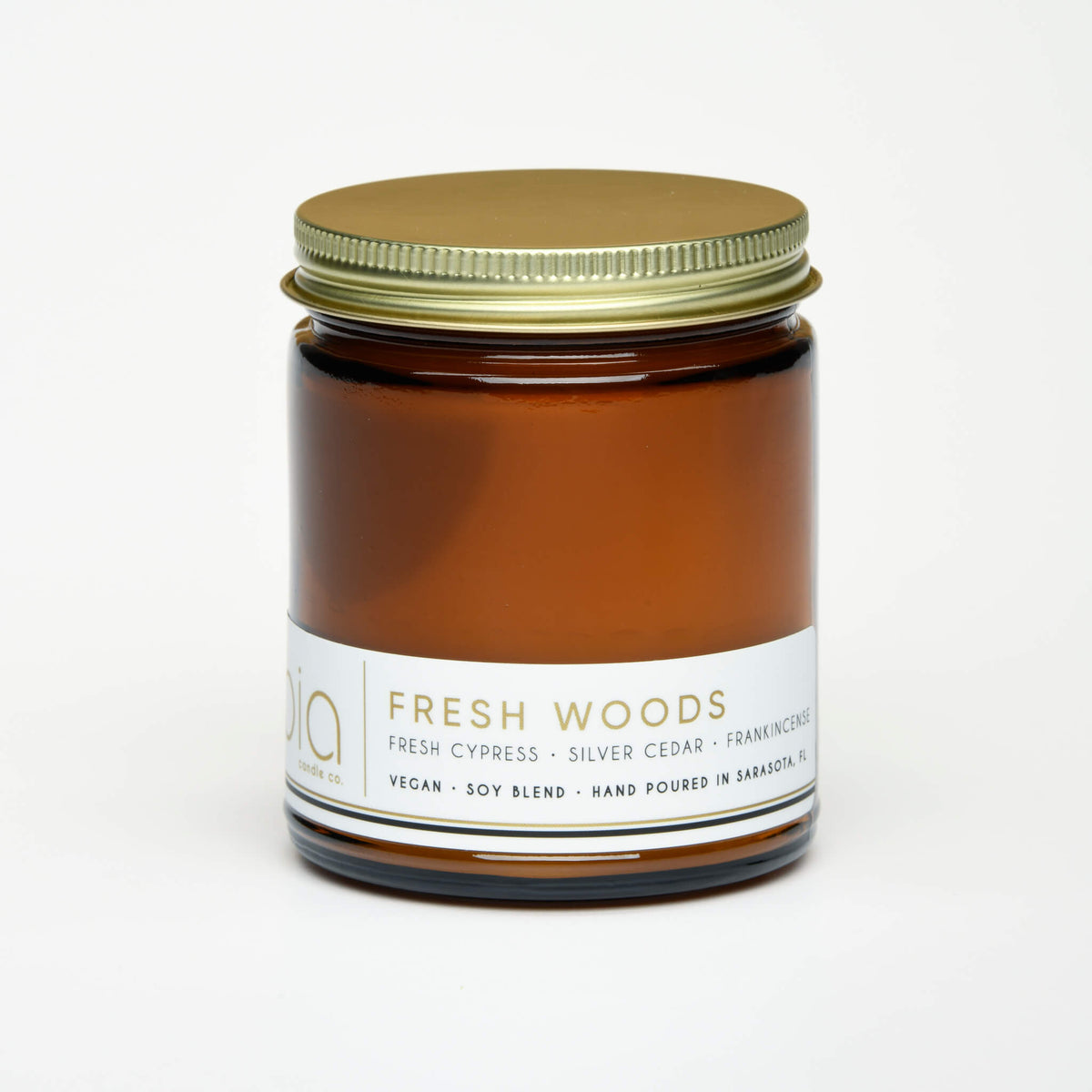 Fresh Woods Soy Blend Candle — Pine, Balsam, Fir & Cedar — product photo 1