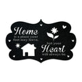Garden Home & Heart Sign - Metal Sign