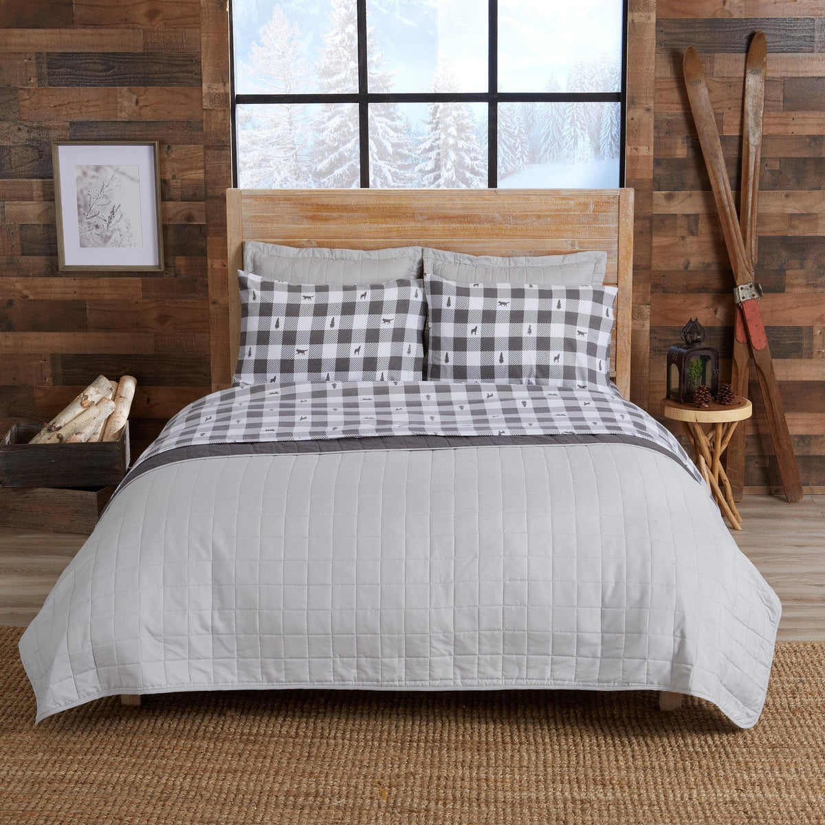 100% Turkish Cotton Flannel Sheet Sets - Boulder Collection