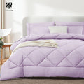 Hampton Ridge 7 Pc Comforter Set Bed in a Bag - Light Purple