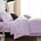 Hampton Ridge 7 Pc Comforter Set Bed in a Bag - Light Purple