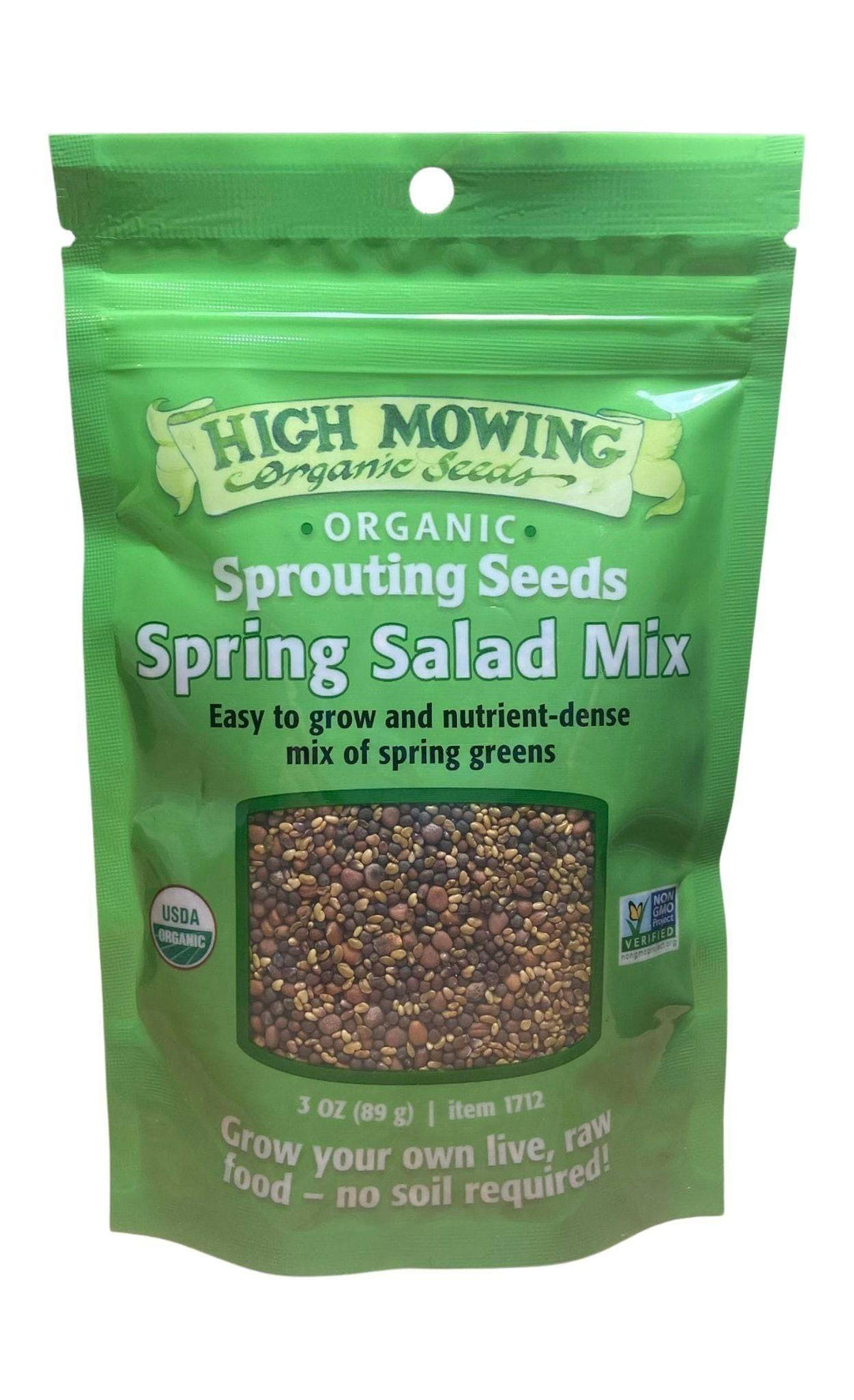 Sprouting Seeds, Organic, High Mowing