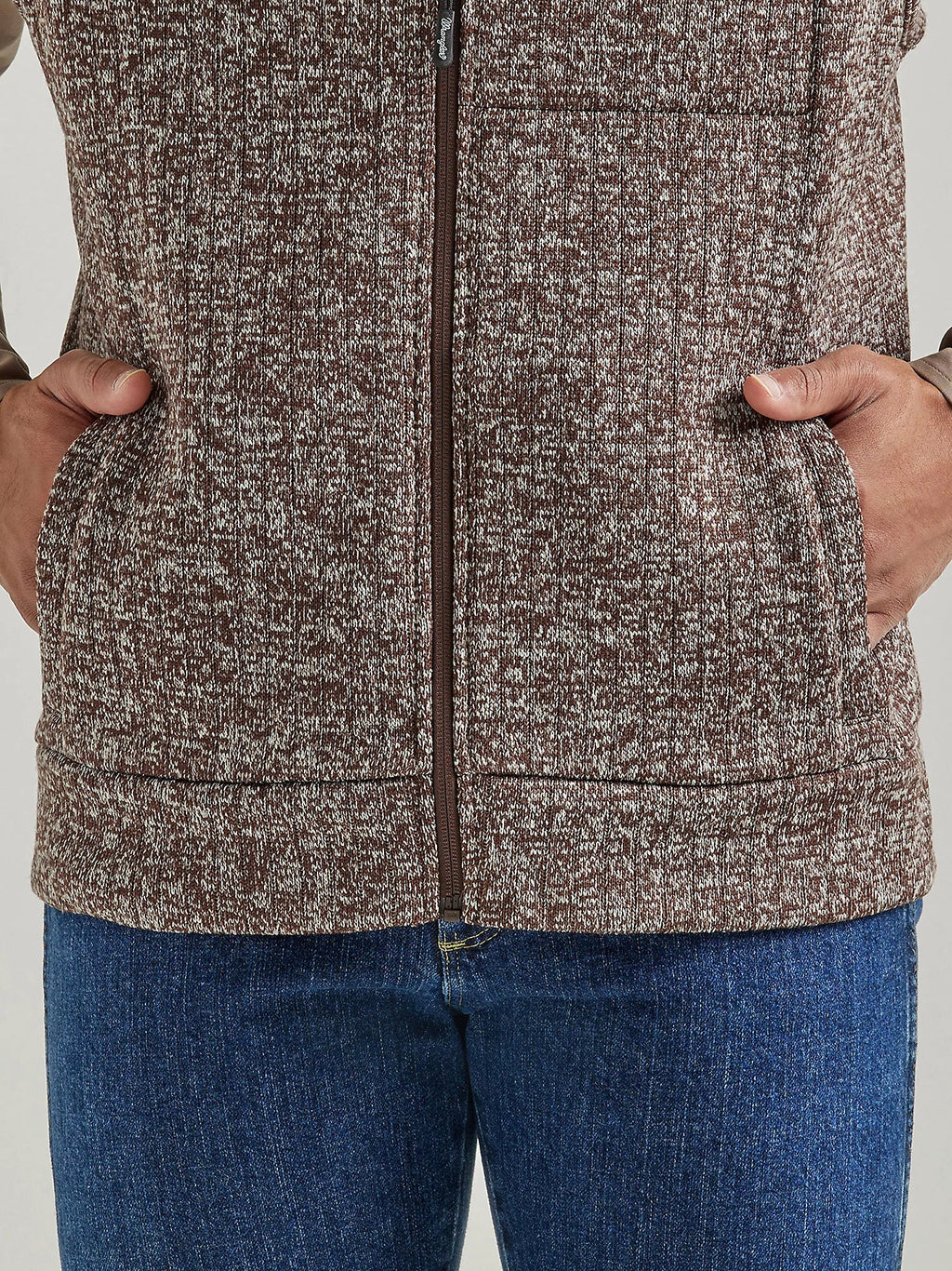 Wrangler - Men's George Strait Zip Front Knit Vest - 112334103