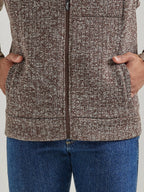 Wrangler - Men's George Strait Zip Front Knit Vest - 112334103