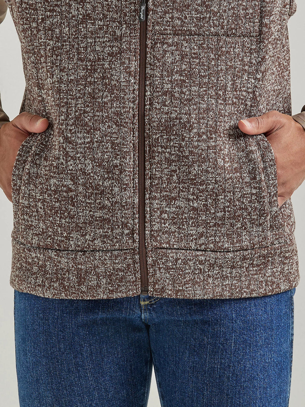 Wrangler - Men's George Strait Zip Front Knit Vest - 112334103