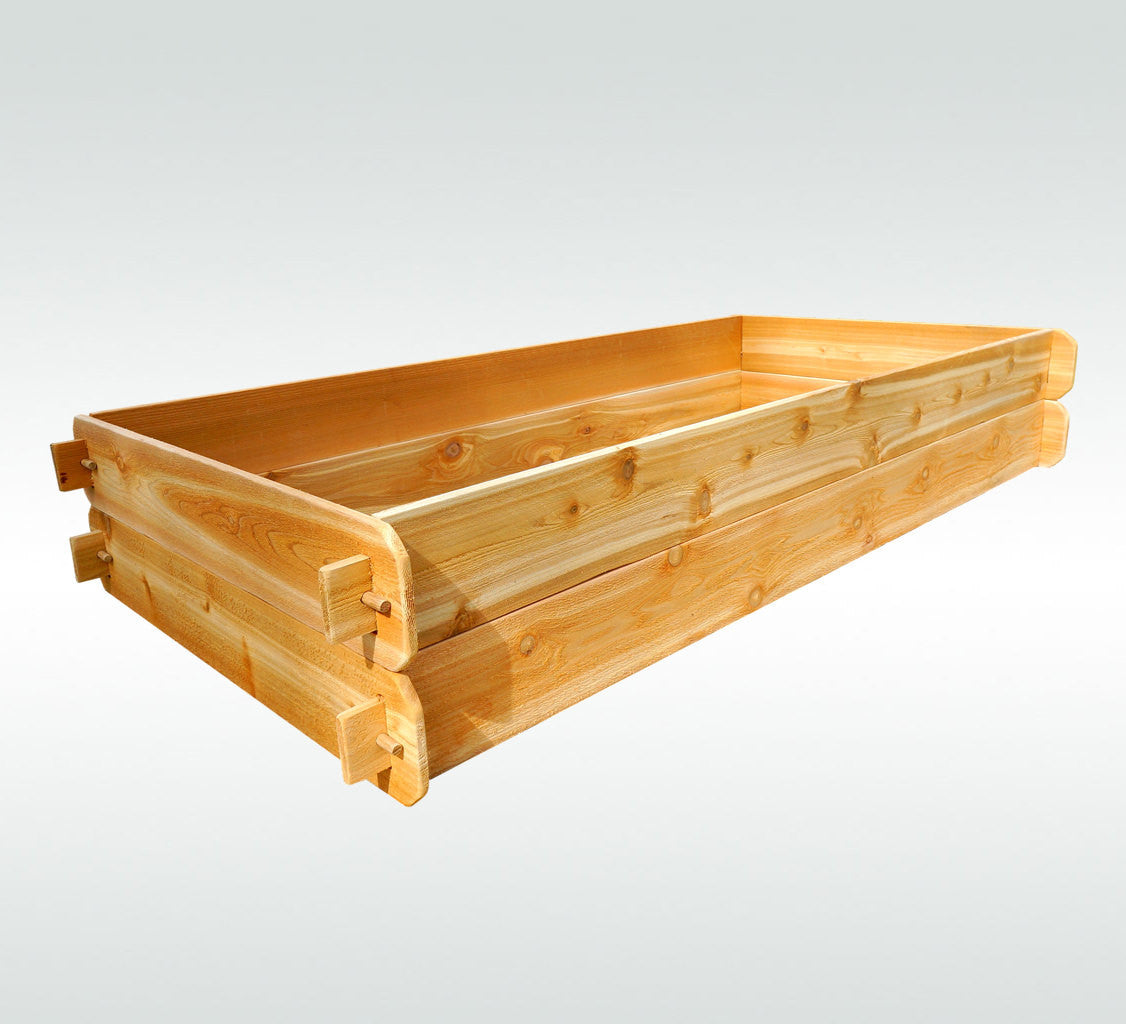 Timberlane Gardens Raised Garden Bed Kit Double Deep (Two 3x6) Select Cedar