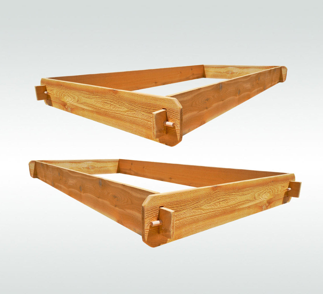 Timberlane Gardens Raised Garden Bed Kit Double Deep (Two 3x6) Select Cedar