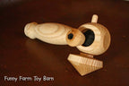 Kids Top Spinner Launcher Wooden Toy Spinning Tops Fun Game
