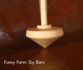Kids Top Spinner Launcher Wooden Toy Spinning Tops Fun Game