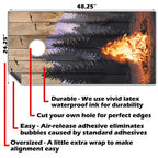 Campfire - Cornhole Board Wrap - Set of 2