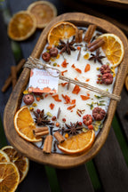 Large Wooden Fall Candle/Autumn Season/Pumpkin Orange Decoration/Pumpkin Pie/Fall Home Decor — product photo 1