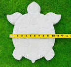 2x Bundle Garden Turtle Stepping Stones Garden Pathway Stepping Stone Outdoor Yard Decoration Cement Paver Lawn and Patio Ornament Bundle