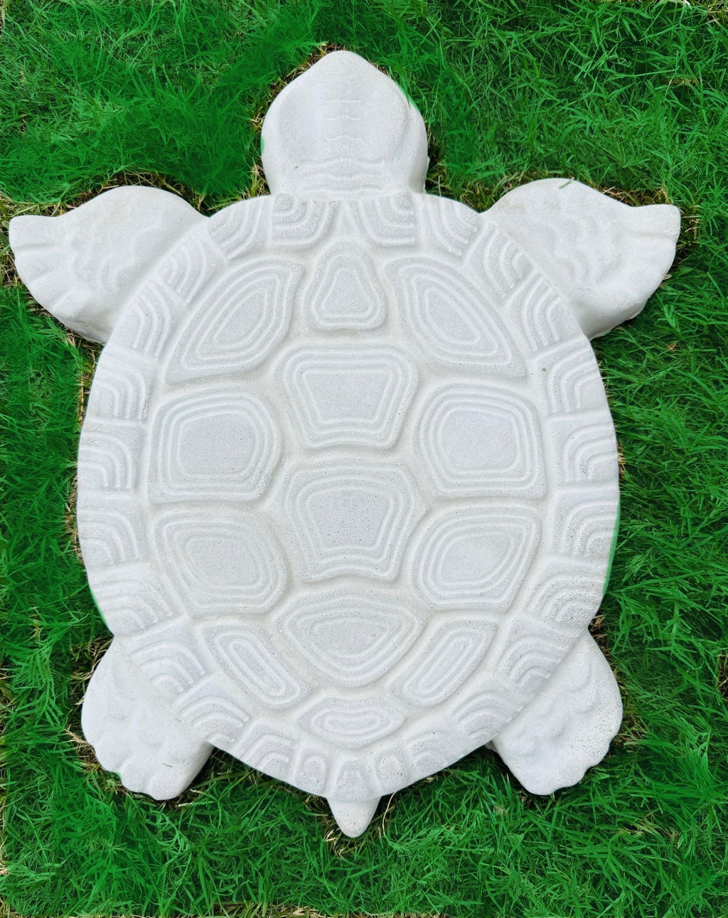 2x Bundle Garden Turtle Stepping Stones Garden Pathway Stepping Stone Outdoor Yard Decoration Cement Paver Lawn and Patio Ornament Bundle