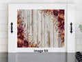 Fall Floral Stove Cover | Rustic Farmhouse Noodle Board | Autumn Kitchen Decor — product image