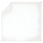 400TC Cotton Scallop Embroidery & Border Sateen Solid Duvet Cover Set