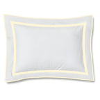 400TC Embroidery & Border Cotton Sateen Solid Duvet Cover Set
