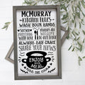 Large Kitchen Sign, Personalized Kitchen Rules Decor, Custom Rustic Kitchen Sign — product image