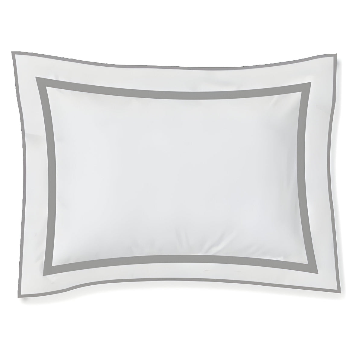 400TC Embroidery & Border Cotton Sateen Solid Duvet Cover Set