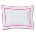 400TC Embroidery & Border Cotton Sateen Solid Duvet Cover Set
