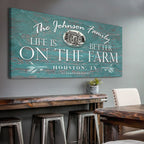 Life Is Better On The Farm Sign