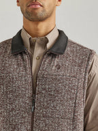 Wrangler - Men's George Strait Zip Front Knit Vest - 112334103