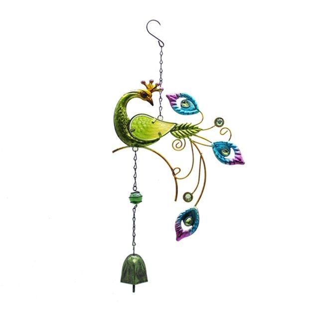 Mobile Hanging Wind Chimes Yard Garden Beauty Peacock Design Large Hanging Home Decor Pendant Outdoor Ornament For Home Garden Decoration Room Decor