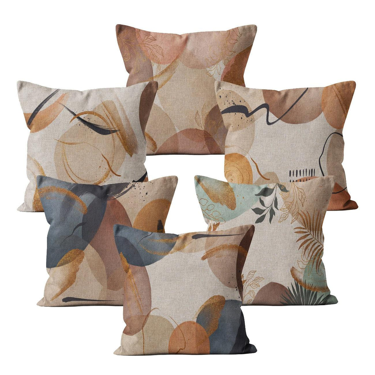 Modern Floral Pillow Cover Linen Cotton Pillowcase Decorative Cushion Cover For Home Chair Garden Sofa Decor Throw Pillow Cover Flower Floral Pillow Case Square Decorative Cushion Cover for Sofa Couch Home Bedroom Indoor Outdoor Pillowcase