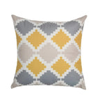 Modern Geometric Decorative Geometric Pillow Cushion Cases Outdoor Square Yellow Decorative Pillow Covers For Couch Bedroom Pillow Cases Cushion Covers