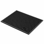 IKAPE Coffee Maker Drying Mat Multi-functional Water Filter Black 15.75x11.81in