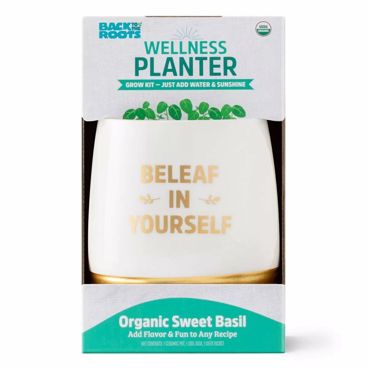 Wellness Grow Kit Basil Indoor Herb Garden Hydroponic System 0.76lb — product image