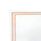 400TC Cotton Classic Embroidery Sateen Solid Duvet Cover Set