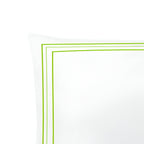 400TC Cotton Classic Embroidery Sateen Solid Duvet Cover Set