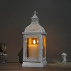 13'' High Decorative Hanging Lantern (Cream)