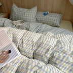 Retro Classic Plaid Duvet Cover Set