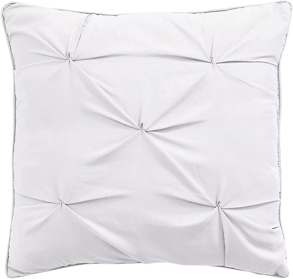 Vcny Home Carmen Pintuck 4 Piece Comforter Set, Queen Bedding