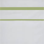 400TC Embroidery & Border Cotton Sateen Solid Duvet Cover Set
