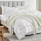 Sleepdown Bed in a Bag 7 Pcs Microfiber Comforter Set with Soft & Cozy Feel