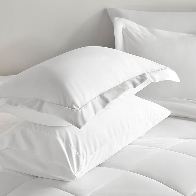Sleepdown Bed in a Bag 7 Pcs Microfiber Comforter Set with Soft & Cozy Feel