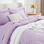 Sleepdown Bed in a Bag 7 Pcs Microfiber Comforter Set with Soft & Cozy Feel