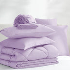 Sleepdown Bed in a Bag 7 Pcs Microfiber Comforter Set with Soft & Cozy Feel