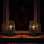 Set of 2 Solar Lantern Outdoor Table Lamp Outside Hanging Solar Lights