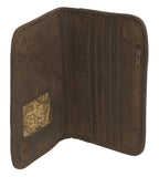 STS Crimson Sun Western Leather Magnetic Wallet